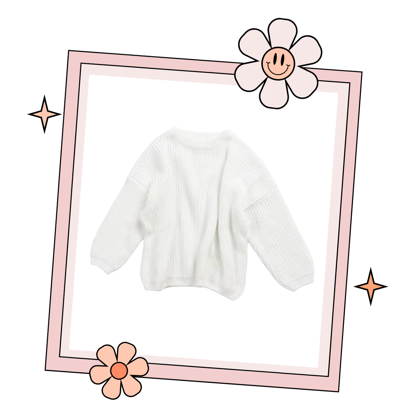 Custom Embroidered Sweater - Alpine Snow