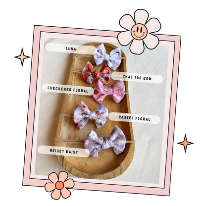 Hand-Tied Nylon Headwrap Bow