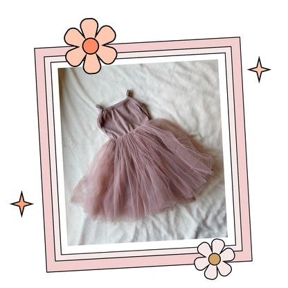 Embroidered First Birthday Party Dress