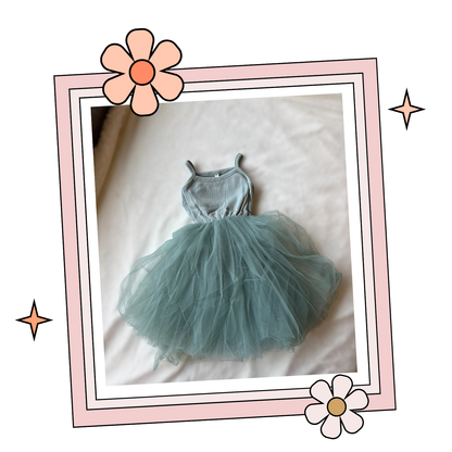 Embroidered First Birthday Party Dress